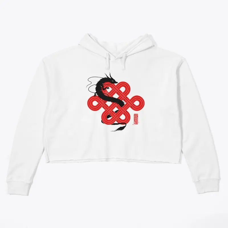 CTR Year of the Dragon Crop Hoodie